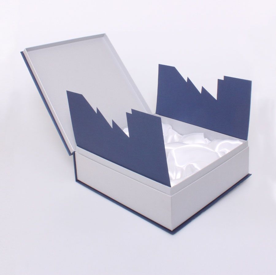 Коробка-книжка крышка-дно (с откидной крышкой) с ложементом заказ TP_191310_L 