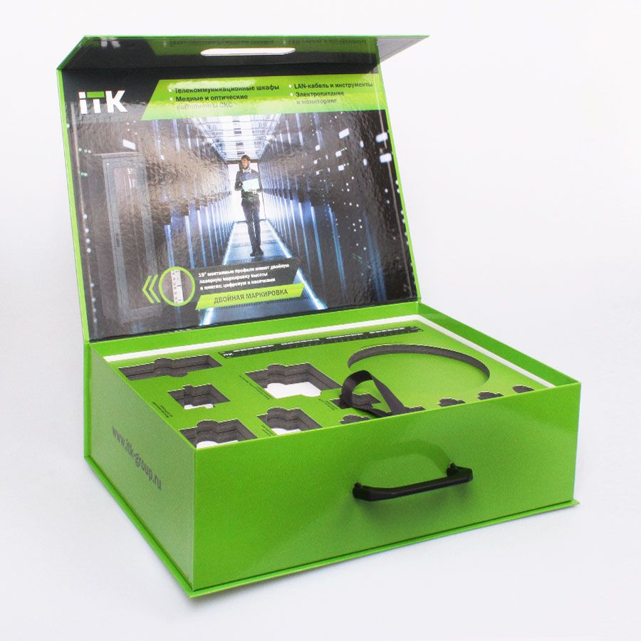 Коробка-шкатулка на магнитах с ложементом заказ TP_205195_L 
