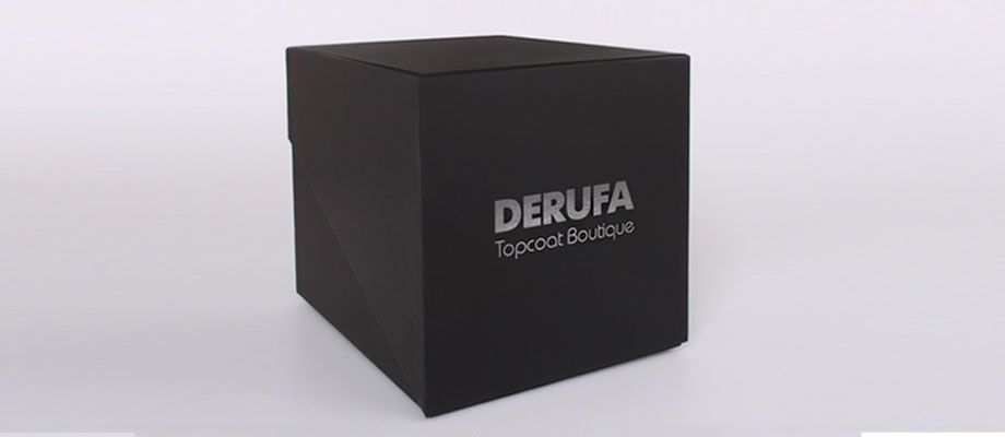 Коробка с откидной крышкой на лентах и ложементом DERUFA TP_205201