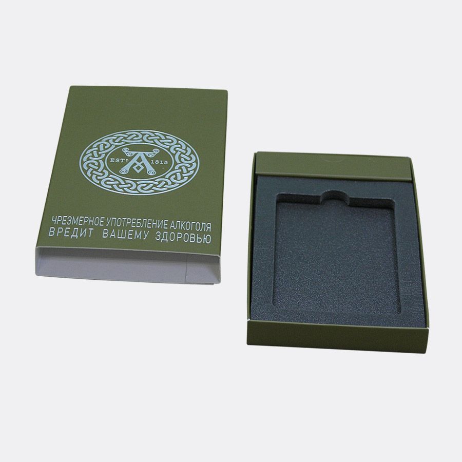 Коробка самосборная из полиграфического картона (дизайнерской бумаги) с ложементом заказ TP_190625_L 