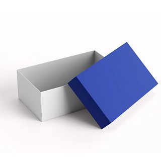 Коробка крышка-дно Коробка крышка-дно с лентами 275х275х185 мм (арт. 206014) 