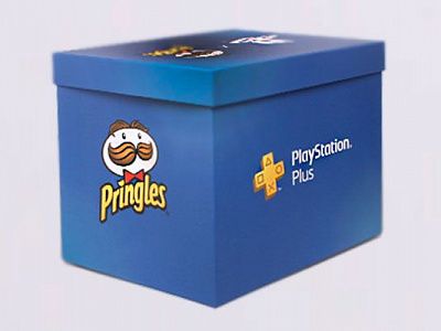 Коробка для PlayStation PRINGLES