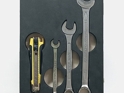 Ложементы для инструментов и спецключей для оборудования 